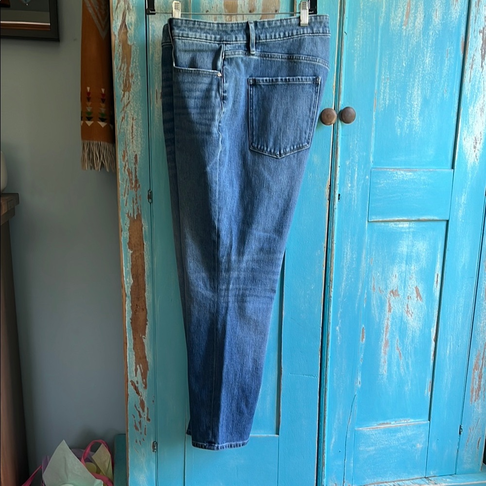 White House Black Market Blue Boyfriend Jeans